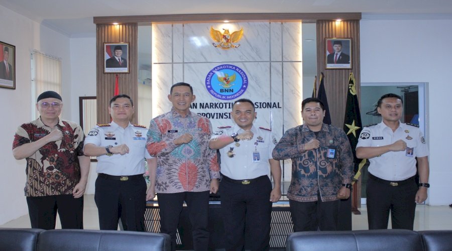 Kakanwil Ditjenpas Jambi Silaturahmi ke BNNP Jambi, Perkuat Sinergi P4GN