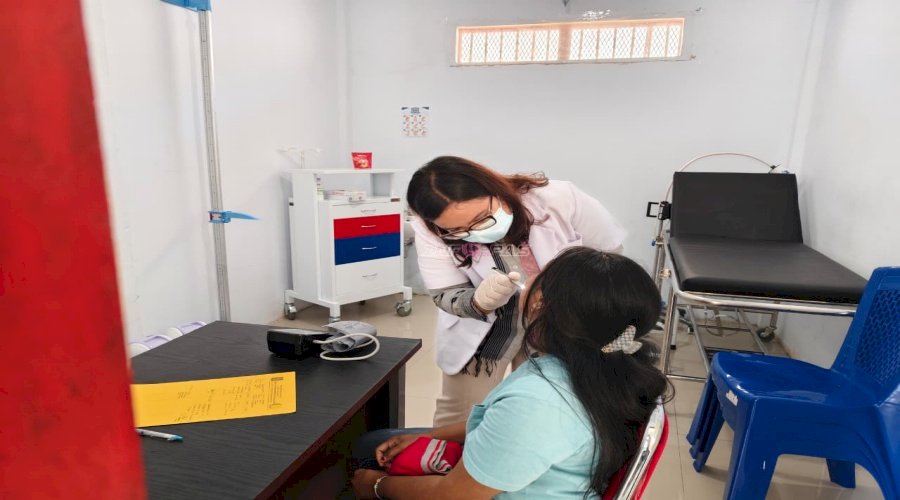 Dokter Lapas Perempuan Ambon Rutinkan Pemeriksaan Kesehatan Warga Binaan