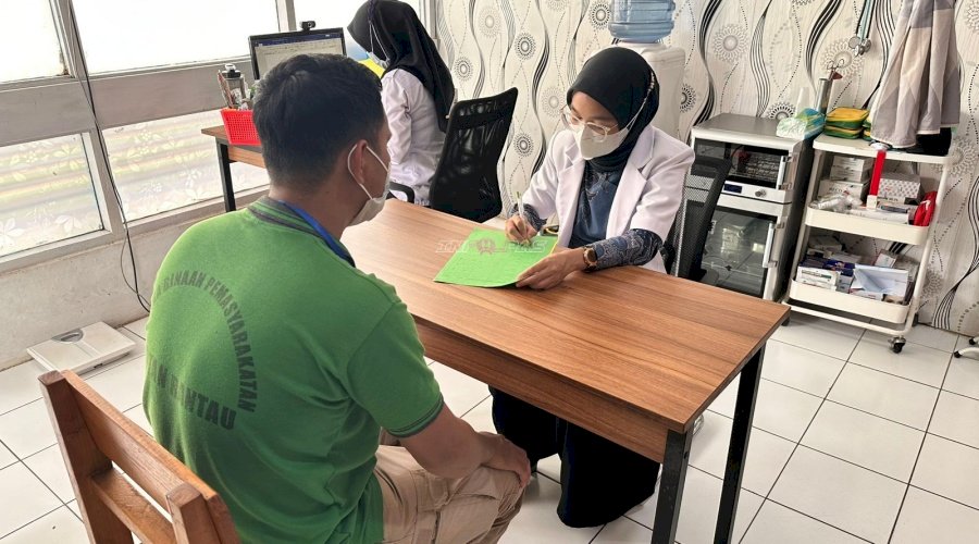 Rutan Rantau Laksanakan Pelayanan Kesehatan Warga Binaan bersama Pihak Ketiga