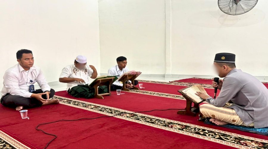 Semarak Isra Mikraj Nabi Muhammad saw., Lapas Muara Tebo Gelar Lomba Azan dan Tartil Al-Qur’an