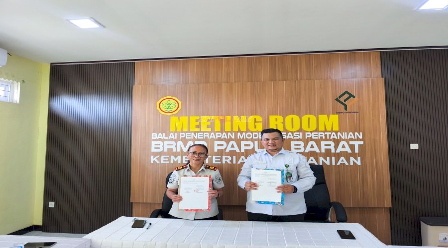 Perkuat Program Ketahanan Pangan, Lapas Perempuan Manokwari Sepakati Kerja Sama dengan BRMP Papua Barat