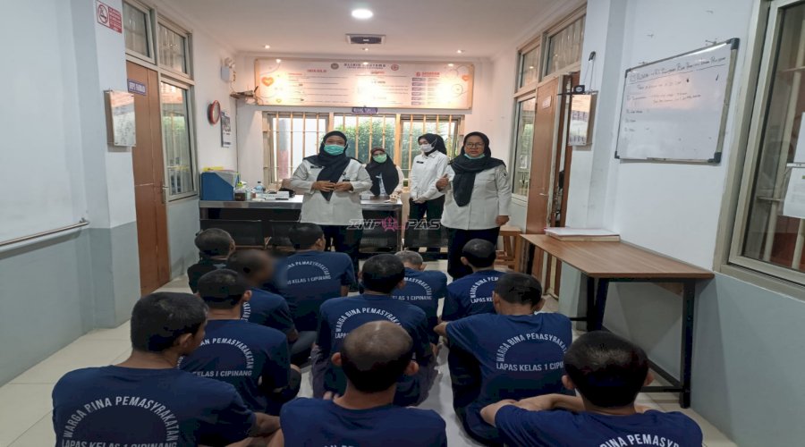 Penuhi Hak Dasar Warga Binaan Baru, Lapas Kelas I Cipinang Laksanakan Skrining Kesehatan Awal