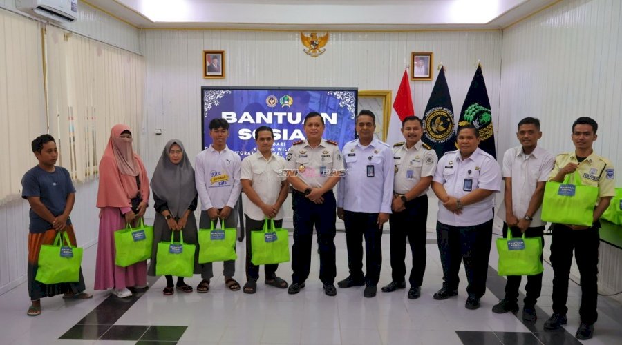 Kanwil Ditjenpas Kalsel Salurkan Bantuan Sosial bagi Masyarakat