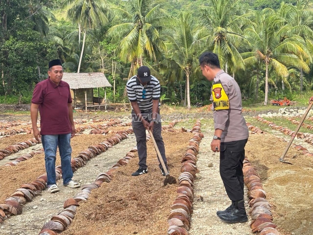 Dukung Ketahanan Pangan, Rutan Majene Gandeng Polri dan Penyuluh Pertanian