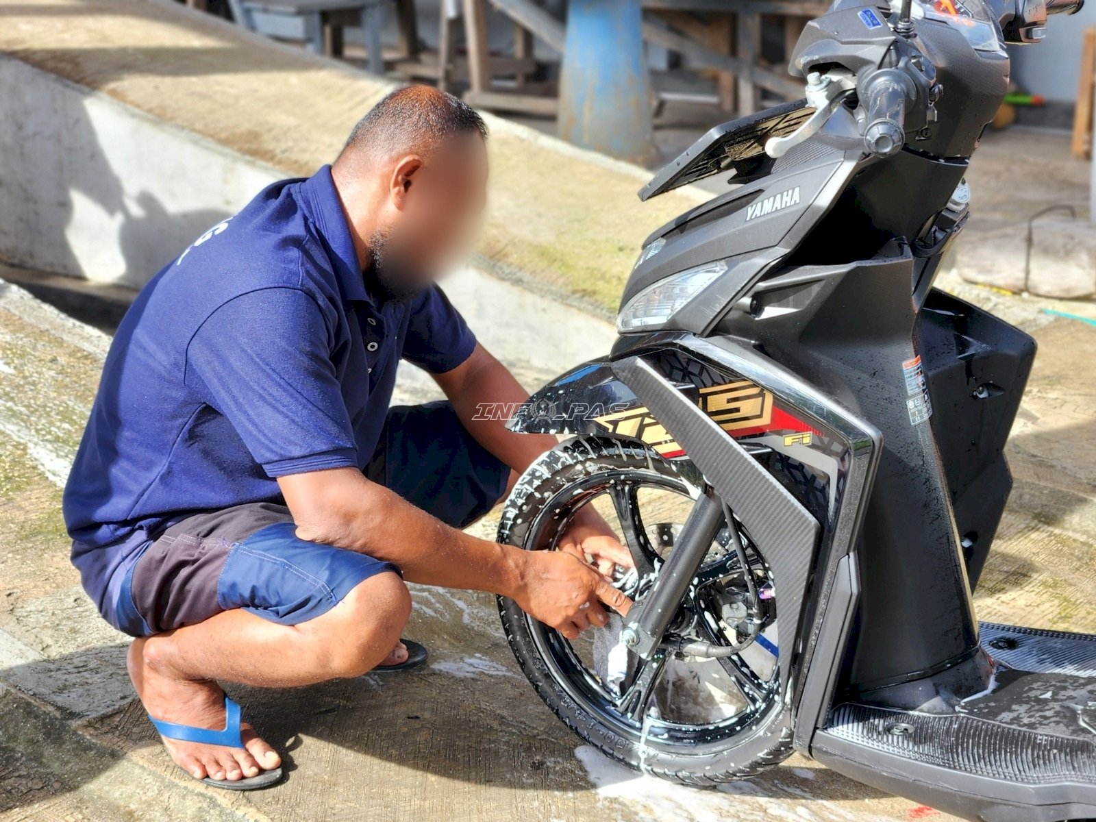 Siap Mandiri, Warga Binaan Lapas Tual Terampil Kelola Jasa Cuci Steam Kendaraan