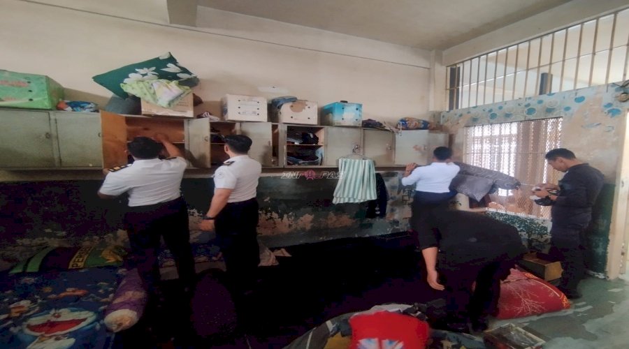 Lapas Pemuda Madiun Perkuat Pengamanan Internal melalui Razia Rutin