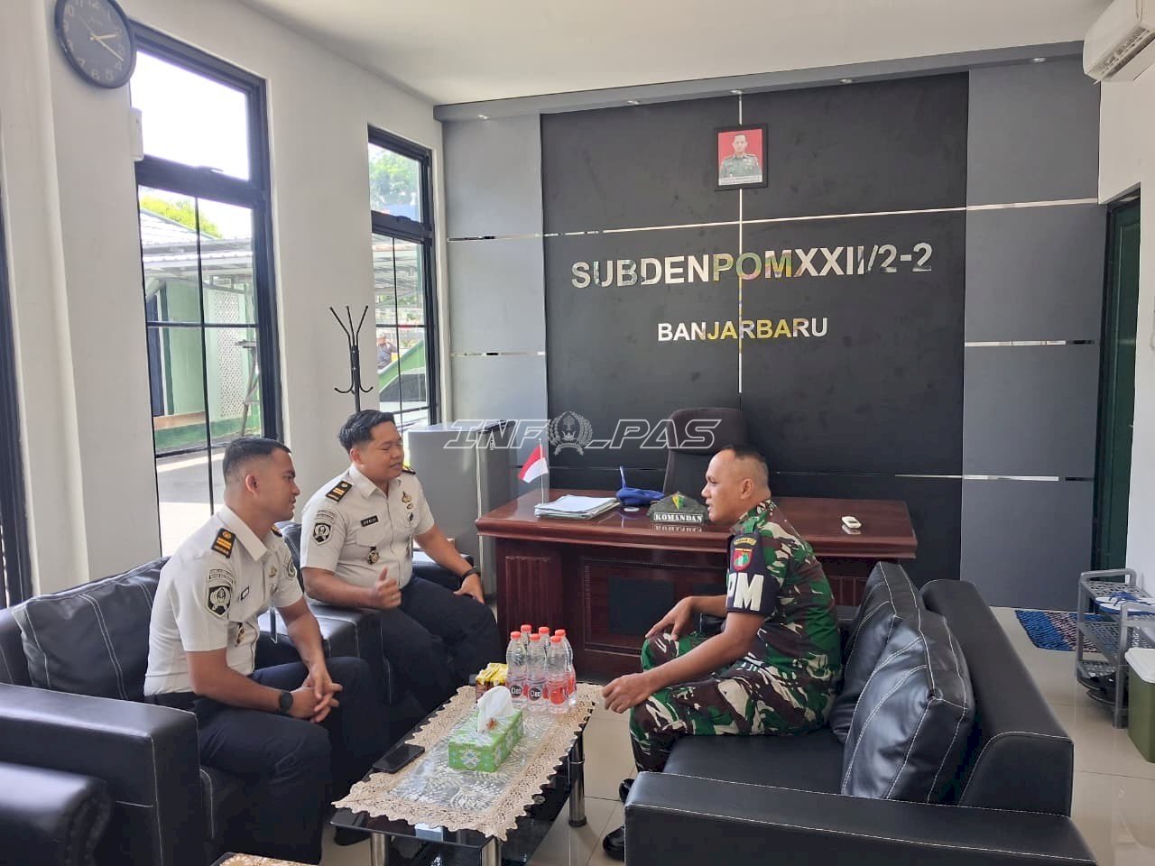 Perkuat Sinergi Peradilan Militer, Lapas Banjarbaru Koordinasi dengan Subdenpom Banjarbaru