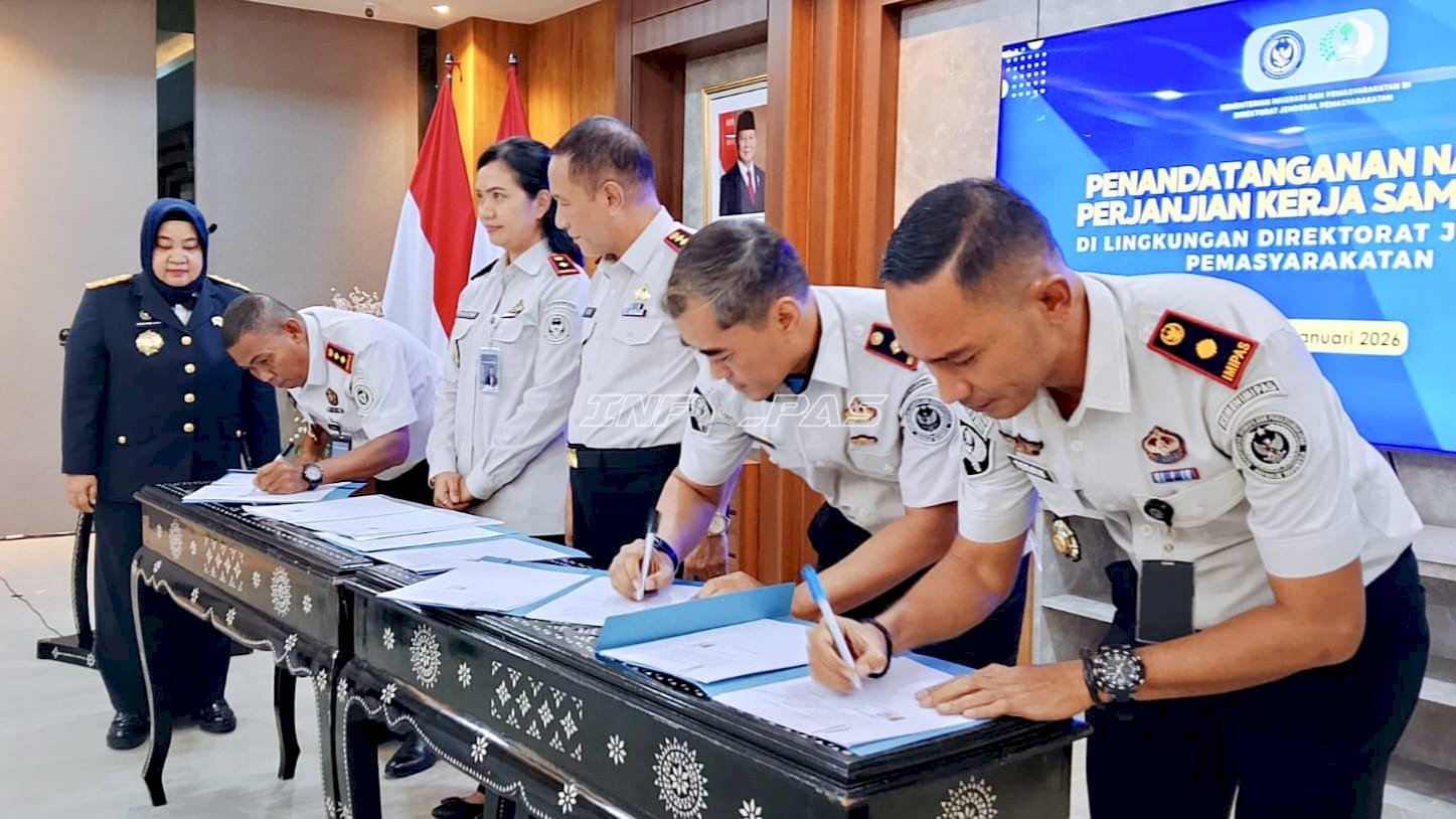 Dukung Program Aksi Kemenimipas, Lapas Wahai Teken PKS Program Nasional MBG