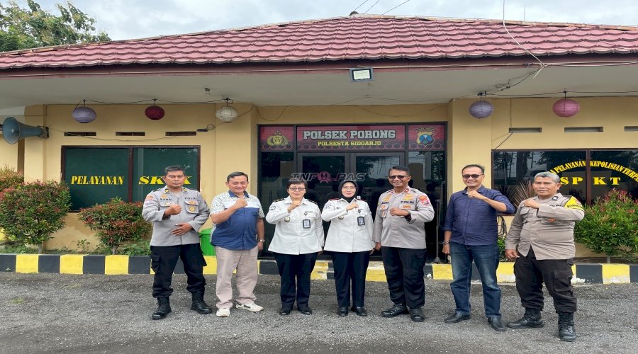 Rutan Perempuan Surabaya Perkuat Koordinasi dengan Polsek Porong dan Koramil 0816/04 Porong