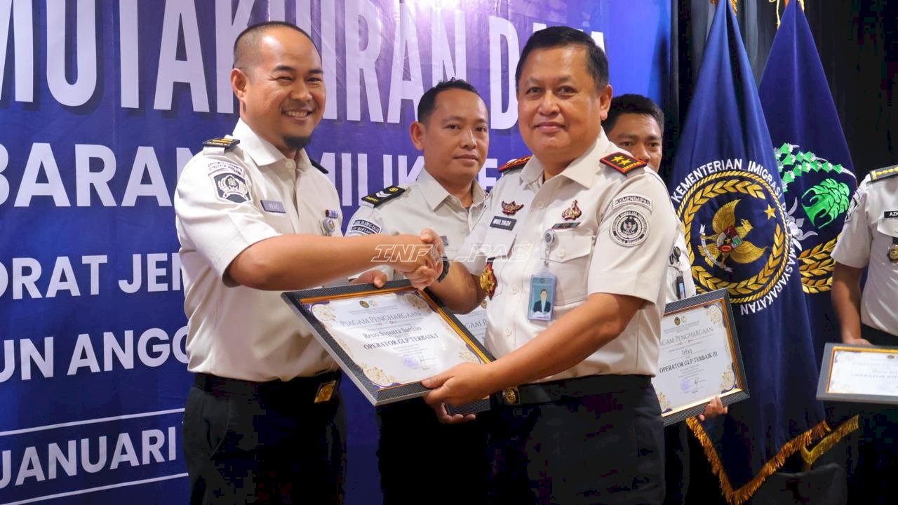 Kakanwil Ditjenpas Kalsel Tutup Rekonsiliasi, Apresiasi Operator Terbaik