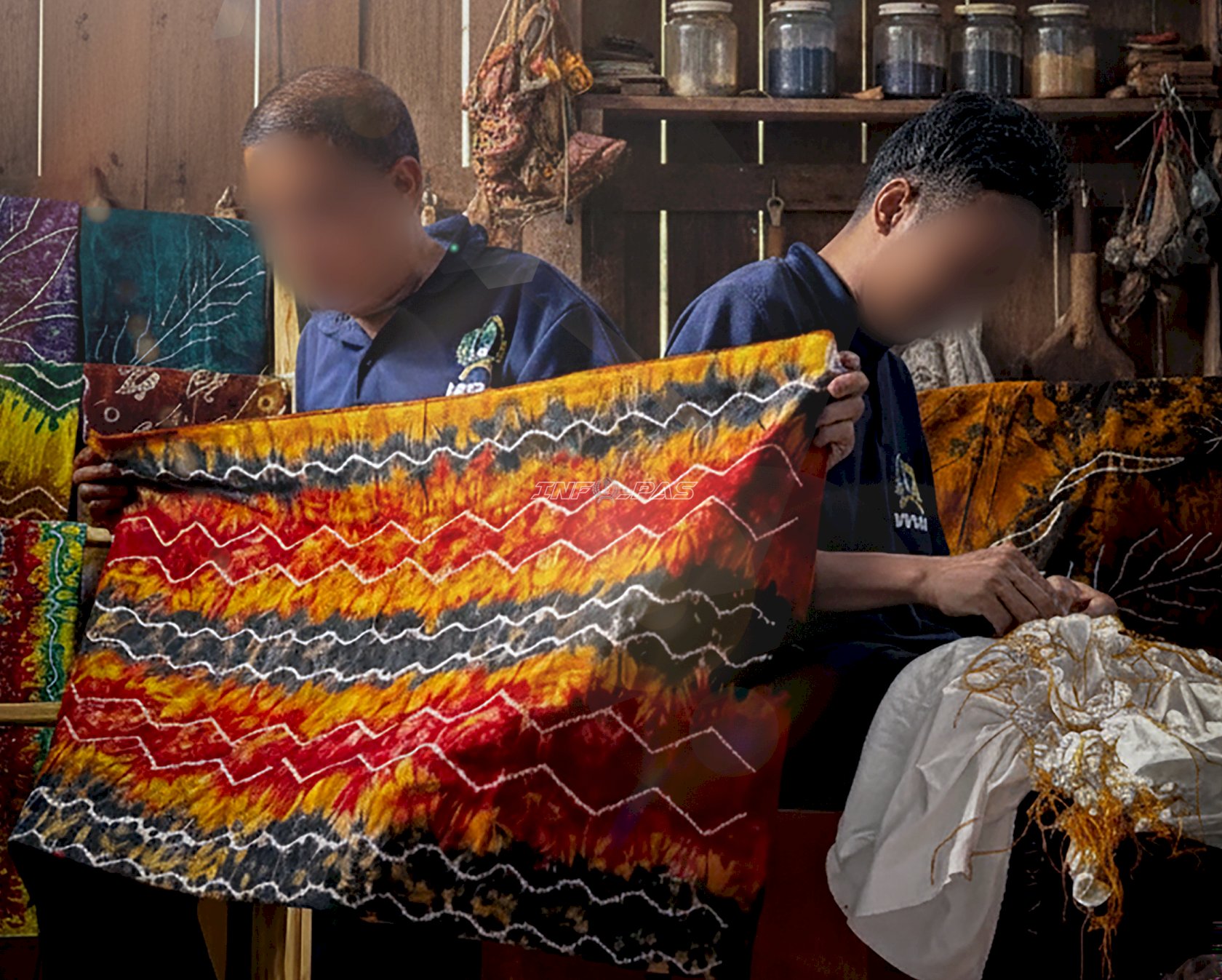 Lestarikan Budaya Banua, Lapas Narkotika Karang Intan Kembangkan Sasirangan Kayn Nakarin