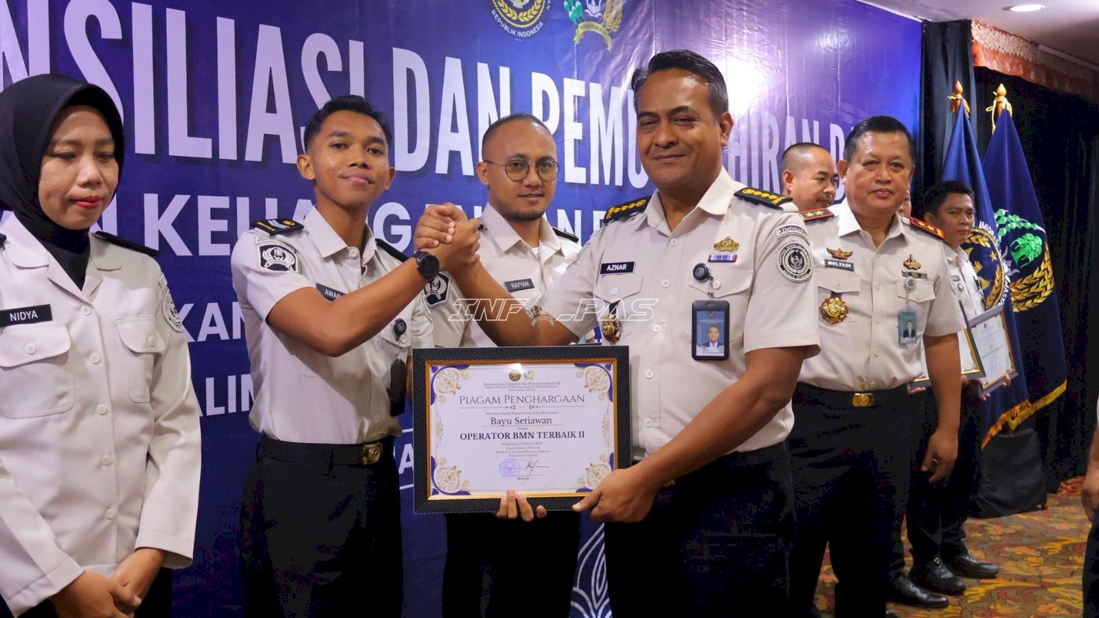 Apresiasi Kinerja BMN, Operator Rutan Pelaihari Raih Terbaik II se-Kalsel