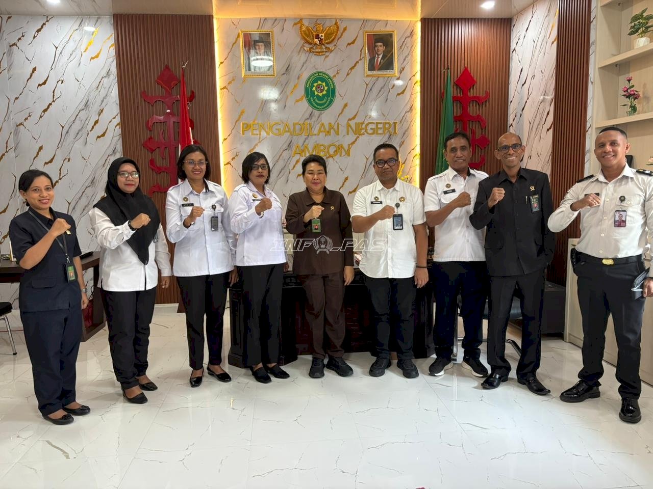 Perkuat Pelayanan Terbuka, LPKA Ambon Jalin Sinergi dengan PN dan Kejari