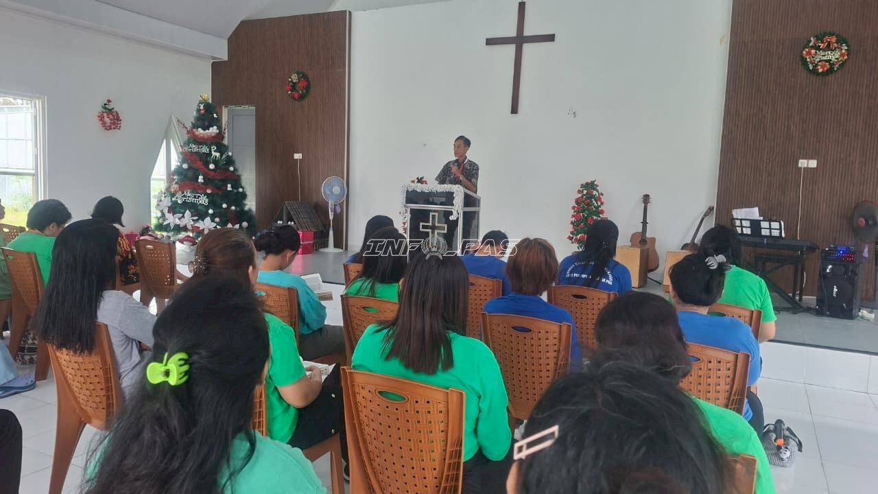 Lapas Perempuan Palu Gandeng Sahabat Kota Sejati Gelar Pembinaan Rohani Warga Binaan