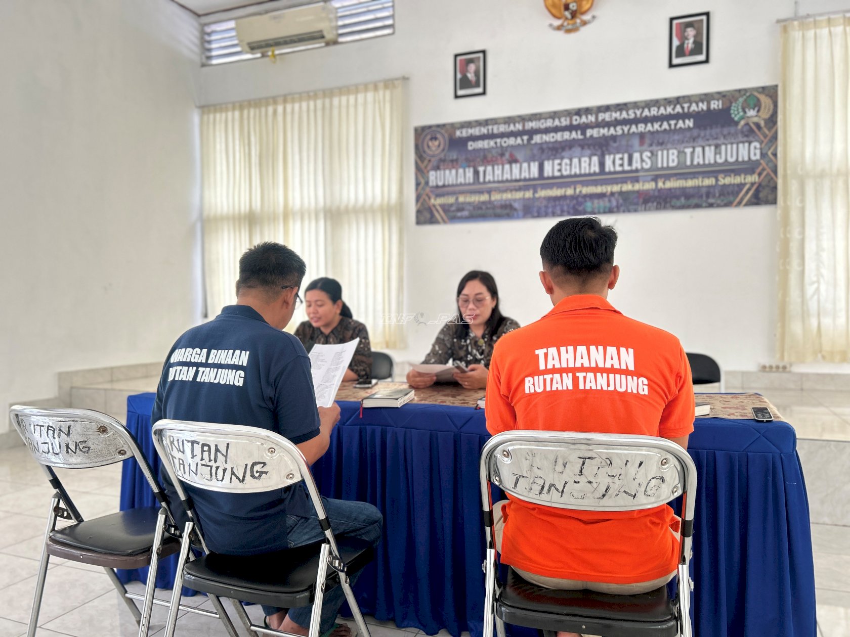 Penuhi Hak Beribadah, Rutan Tanjung Gelar Kebaktian Nasrani bersama Kemenag Tabalong