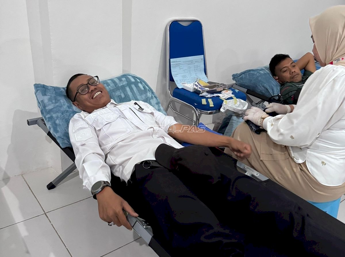 Lapas Tolitoli Perkuat Sinergi Lintas Instansi lewat Donor Darah Hari Bakti Perbendaharaan Ke-22