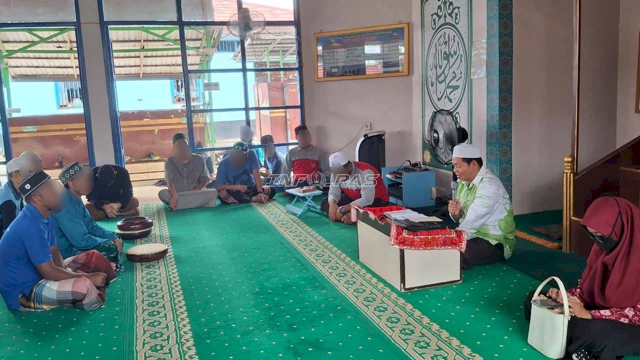 Rutan Marabahan Gandeng Kemenag Batola Hadirkan Ceramah Agama bagi Warga Binaan