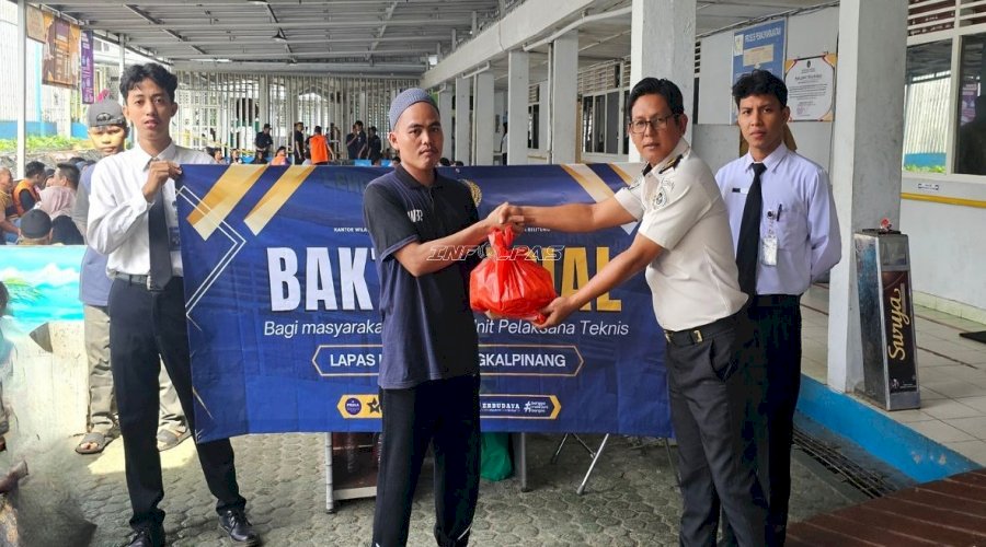 Lapas Pangkalpinang Tunjukkan Kepedulian Sosial lewat Pembagian Sembako