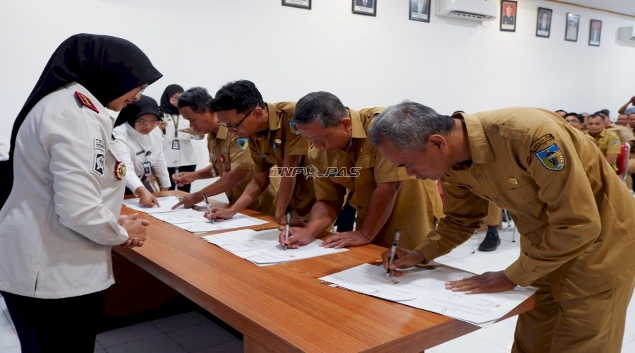 Implementasi UU RI No. 1 Tahun 2023, Bapas Kediri Gelar Sharing Season dan Penandatanganan PKS