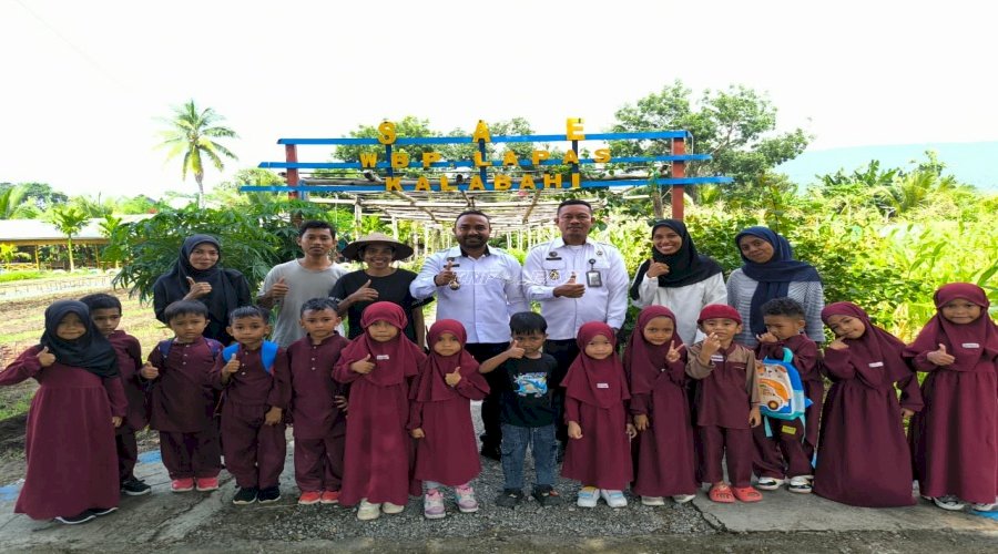 Pembinaan dan Edukasi, Lapas Kalabahi Terima Kunjungan dari PAUD KB Madinah di Kebun Kadelang 