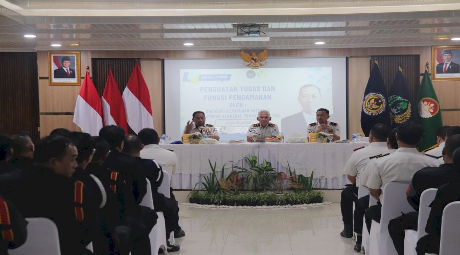 Penguatan Pengamanan Berbasis Kepatuhan, Lapas Kelas I Cipinang Fasilitasi Konsolidasi UPT DK Jakarta
