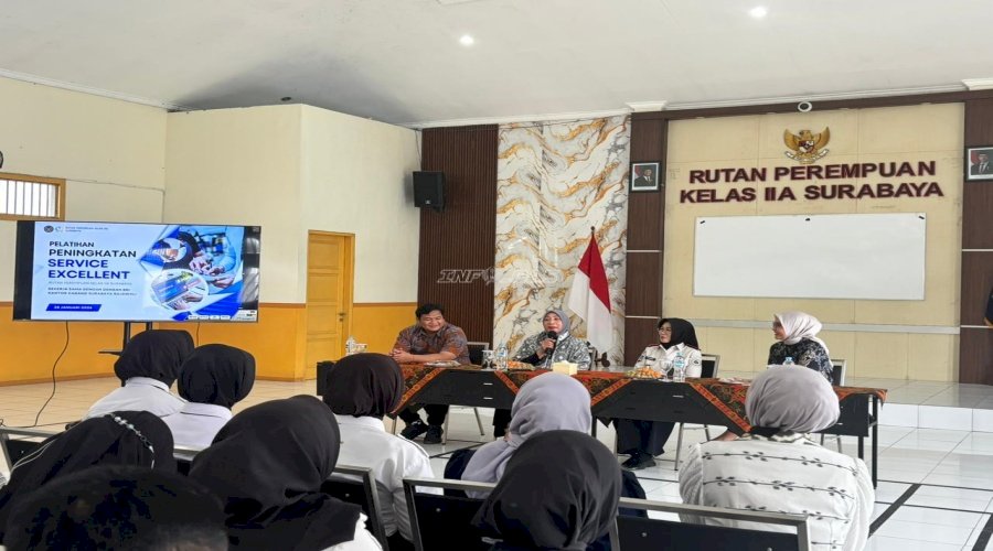 Rutan Perempuan Surabaya Bekali Petugas dengan Pelatihan Pelayanan Prima