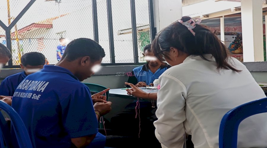Rutan SoE Bekali Warga Binaan dengan Keterampilan Merajut