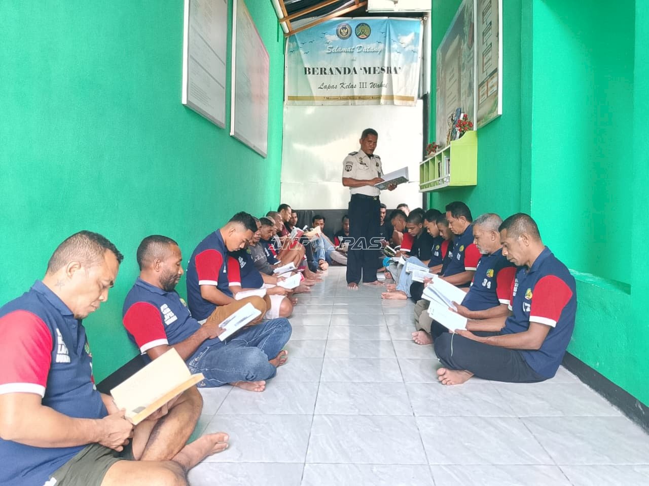 Budaya Baca Jadi Pilar Penguatan Literasi Warga Binaan Lapas Wahai