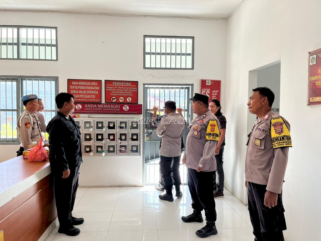 Lapas Perempuan Palu Perkuat Pengamanan lewat Sambang Polsek Dolo