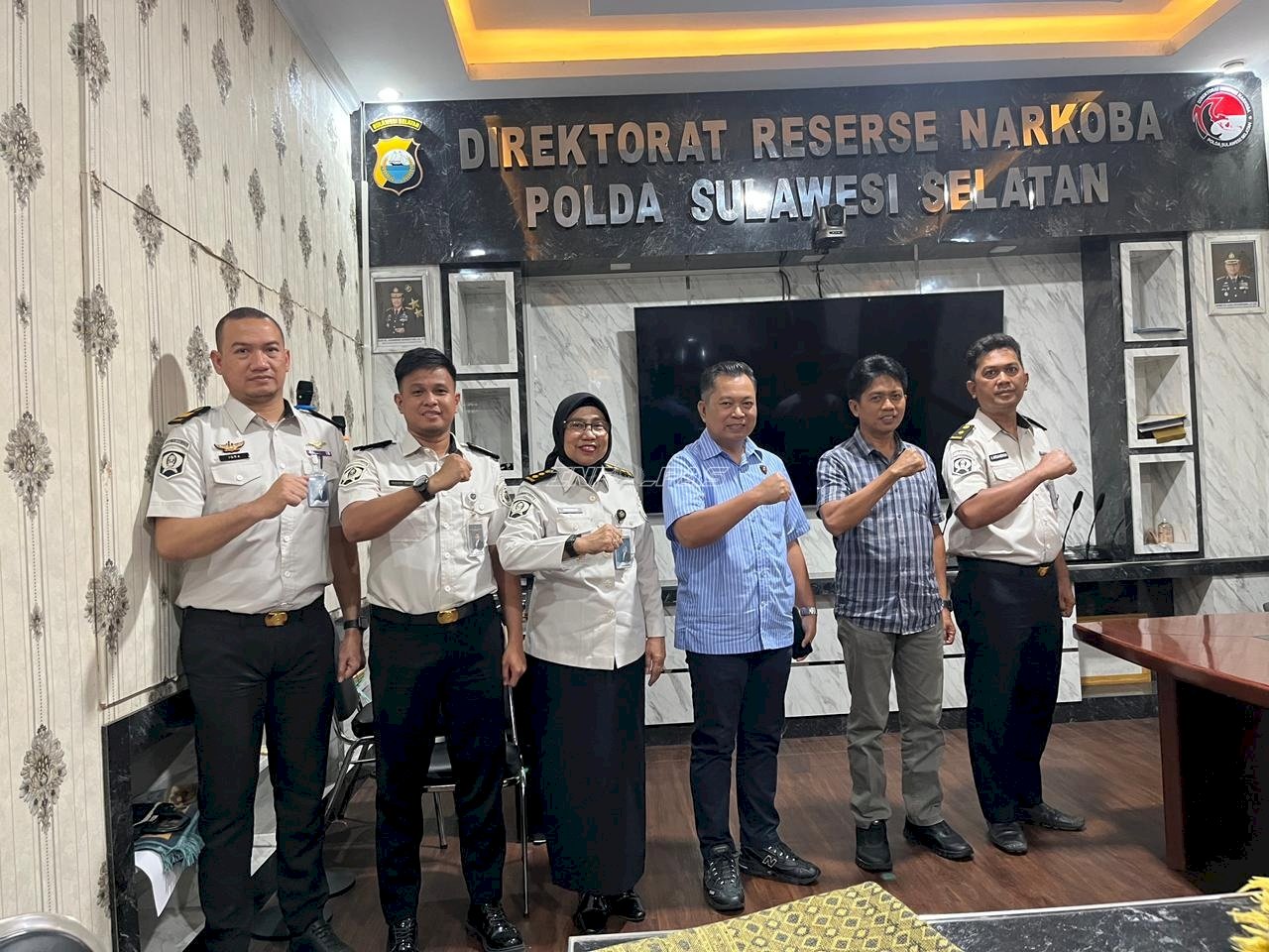 Perangi Narkoba di Lapas dan Rutan, Kanwil Ditjenpas Sulsel Gandeng Polda Sulsel