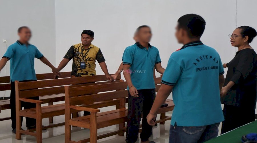 Pembinaan Rohani Berkelanjutan, LPKA Ambon Gelar Pendalaman Alkitab Tematik Remaja