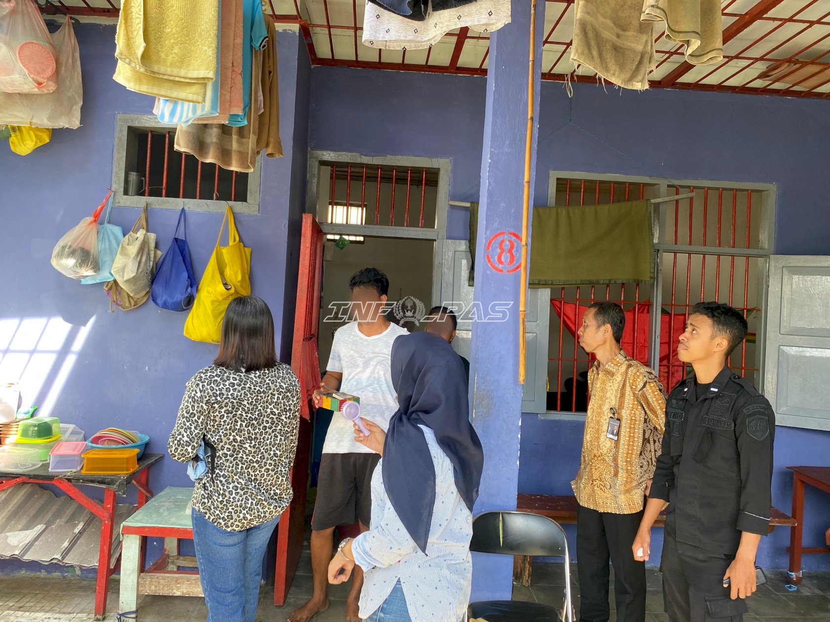 Kontrol Blok Hunian, Lapas Ambon Tekankan Edukasi Hidup Bersih dan Sehat