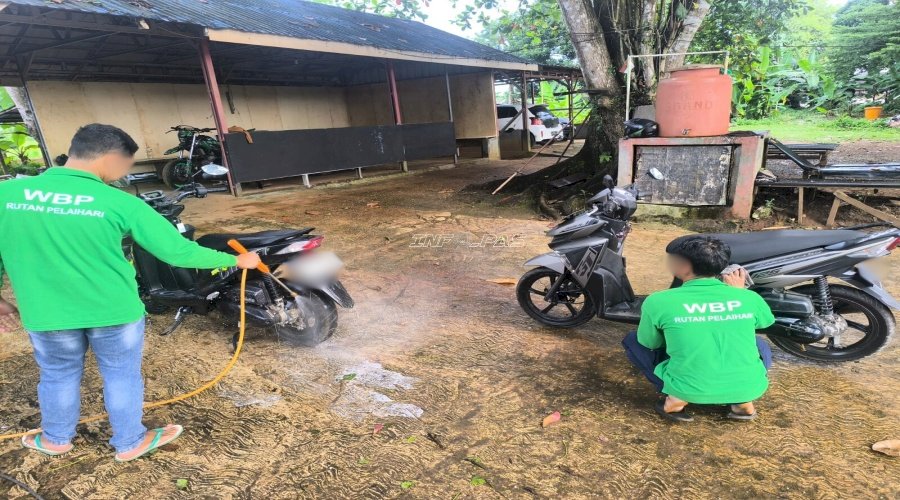 Asimilasi Carwash Rutan Pelaihari Ramai Dikunjungi, Warga Apresiasi Kebersihan dan Pelayanannya