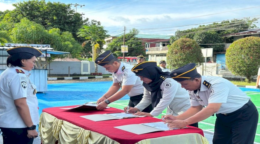 Bapas Ambon Tegaskan Pakta Integritas dan Komitmen Bersama menuju WBK/WBBM