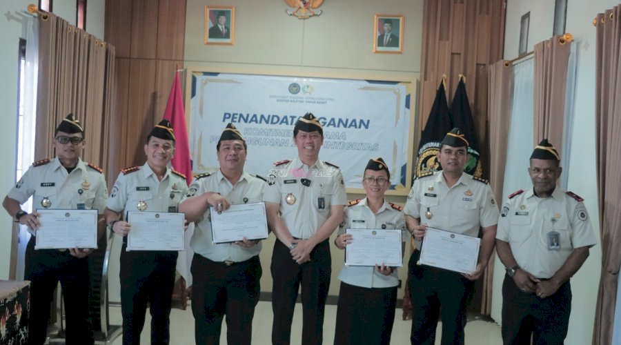 Kanwil Ditjenpas Papua Barat Teguhkan Komitmen Zona Integritas Menuju WBK dan WBBM