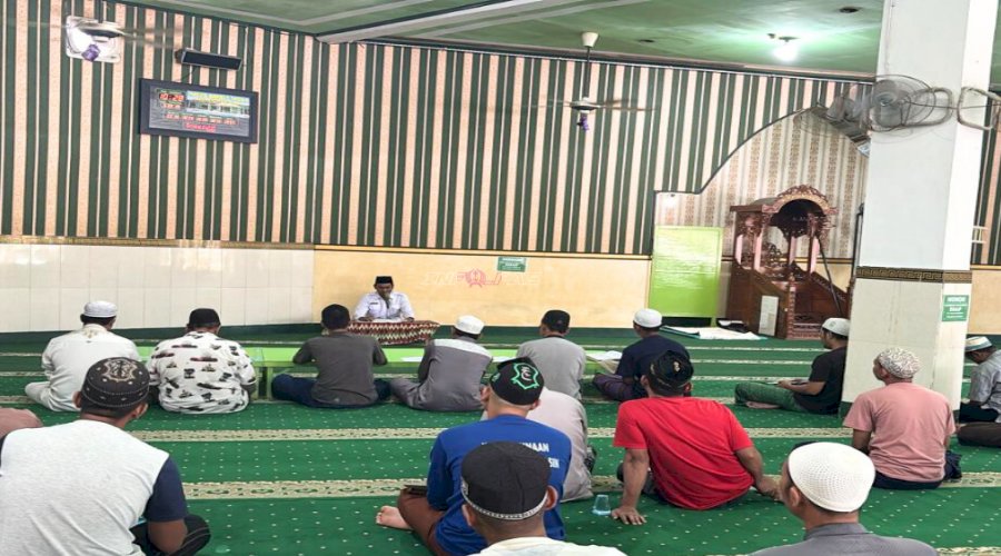 Warga Binaan Lapas Banjarmasin Kupas Makna Nisfu Syaban lewat Kajian Rohani Islam
