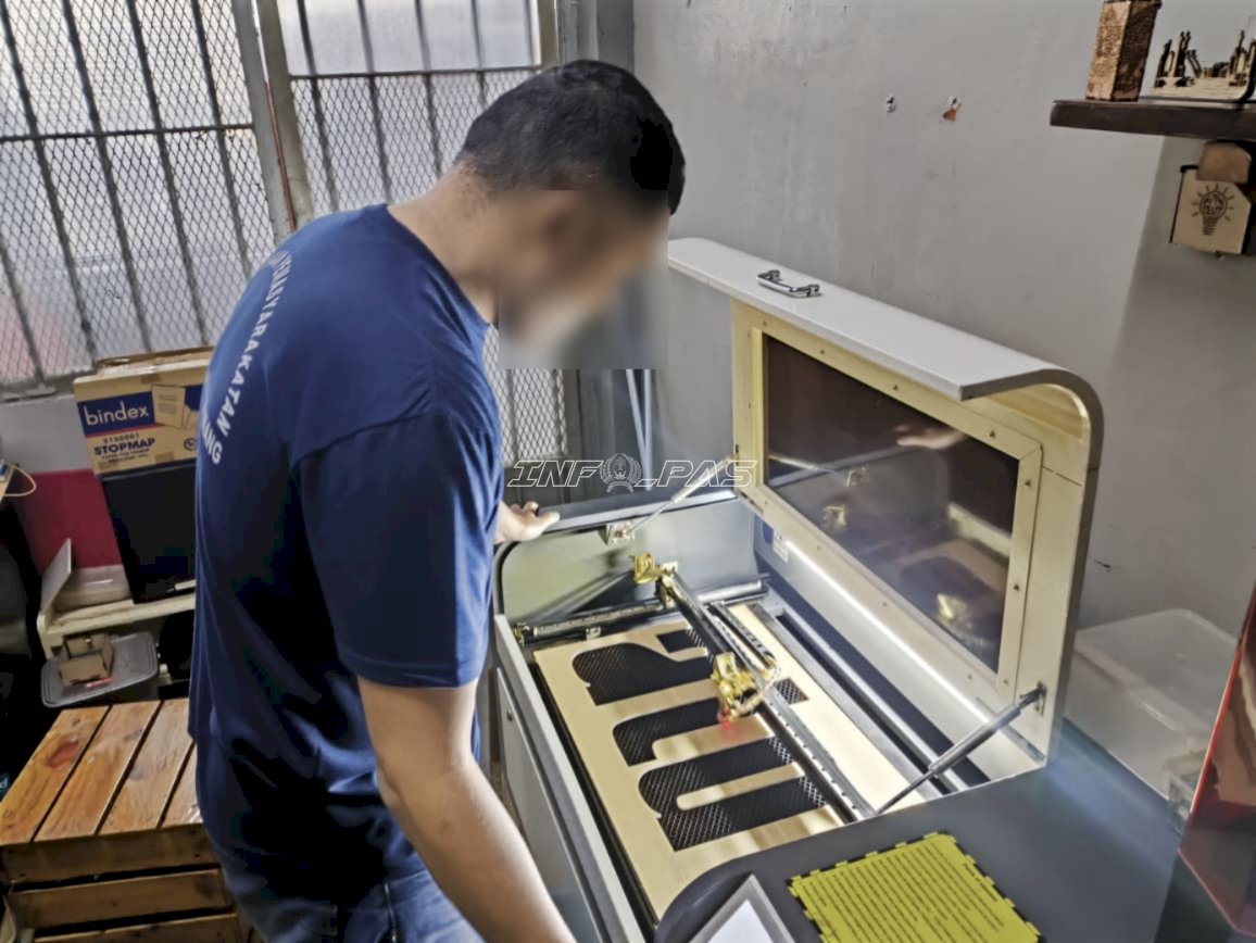 Lapas Cipinang Dorong Kemandirian Warga Binaan lewat Pembinaan CNC Craft