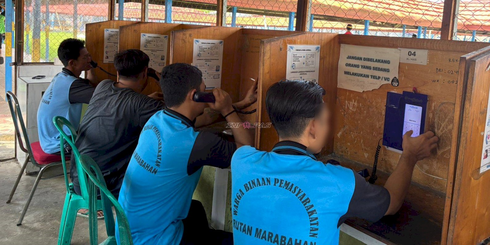 Jasvicall Jadi Obat Rindu Warga Binaan Rutan Marabahan dengan Keluarga