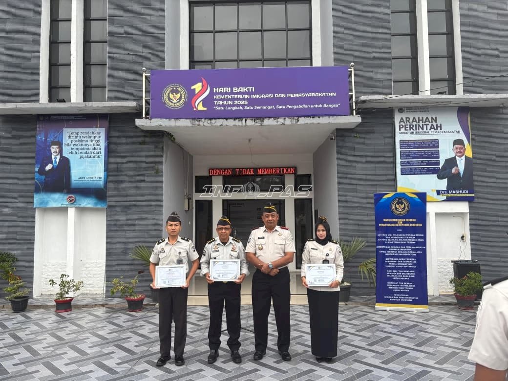 Terima 3 Penghargaan Kanwil Ditjenpas Jambi, Lapas Sarolangun Siap Tingkatkan Prestasi