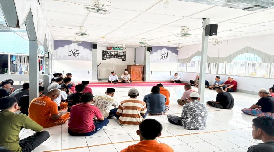 Tingkatkan Motivasi Spiritual, Rutan Majene Gelar Siraman Rohani bagi Warga Binaan