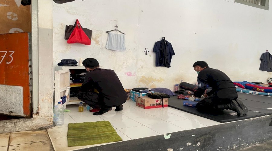Perketat Pengawasan, Lapas Bandanaira Razia Blok Hunian