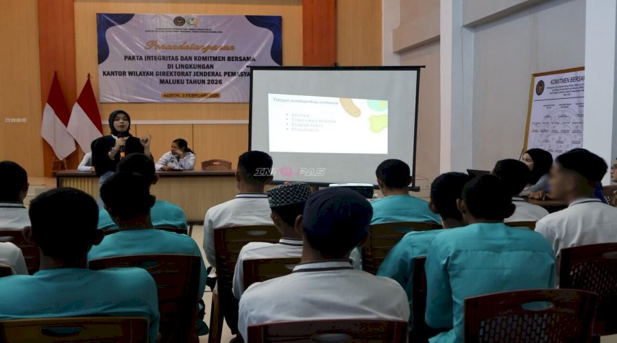 LPKA Ambon Dorong Pola Hidup Sehat Anak Binaan melalui Promosi Kesehatan