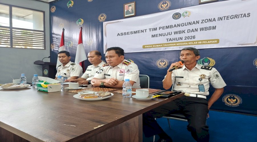 Matangkan Langkah Menuju WBK/WBBM 2026, Rutan Pelaihari Gelar Asesmen Tim Pembangunan ZI