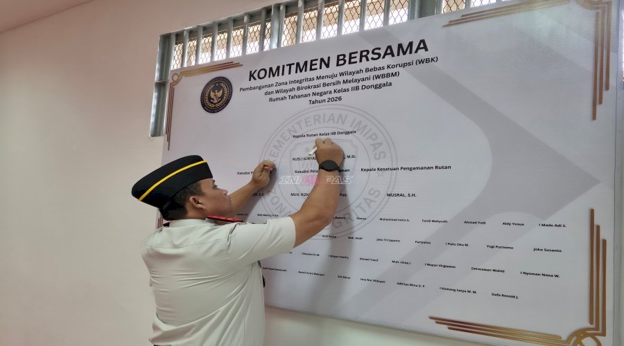 Semangat Rutan Donggala Pertahankan Predikat WBK dan Raih WBBM 2026