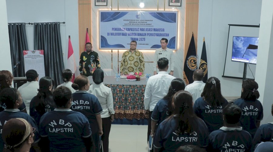 Kanwil Ditjenpas Papua Barat Tegaskan Peran Strategis Penguatan HAM bagi Warga Binaan