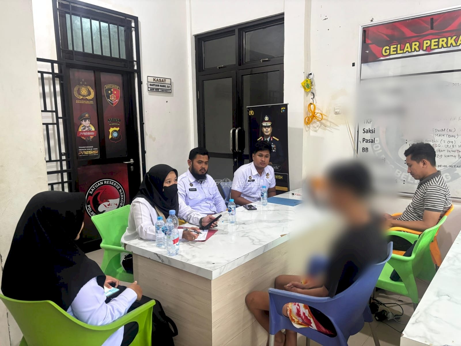 Bapas Tanjungpandan Perkuat Sinergi dengan Polres Belitung Dampingi ABH