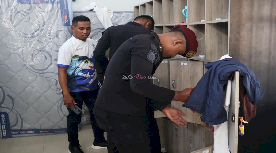 LPKA Ambon Laksanakan Penggeledahan Rutin, Pastikan Lingkungan Aman dan Kondusif
