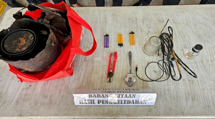 Wujudkan Lingkungan Kondusif, Lapas Ambon Intensifkan Razia Blok Hunian