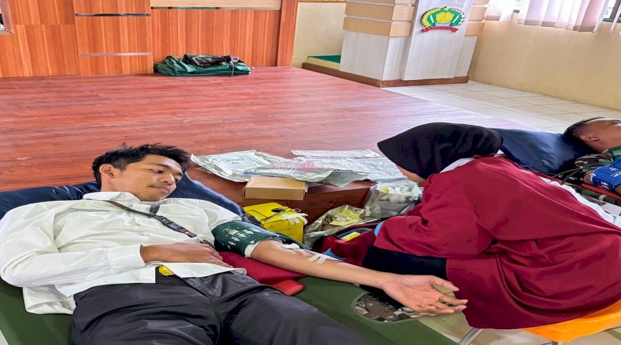 Petugas Lapas dan Rutan di Kalsel Donorkan Darah Peringati HUT Ke-80 Persit Kartika Chandra Kirana