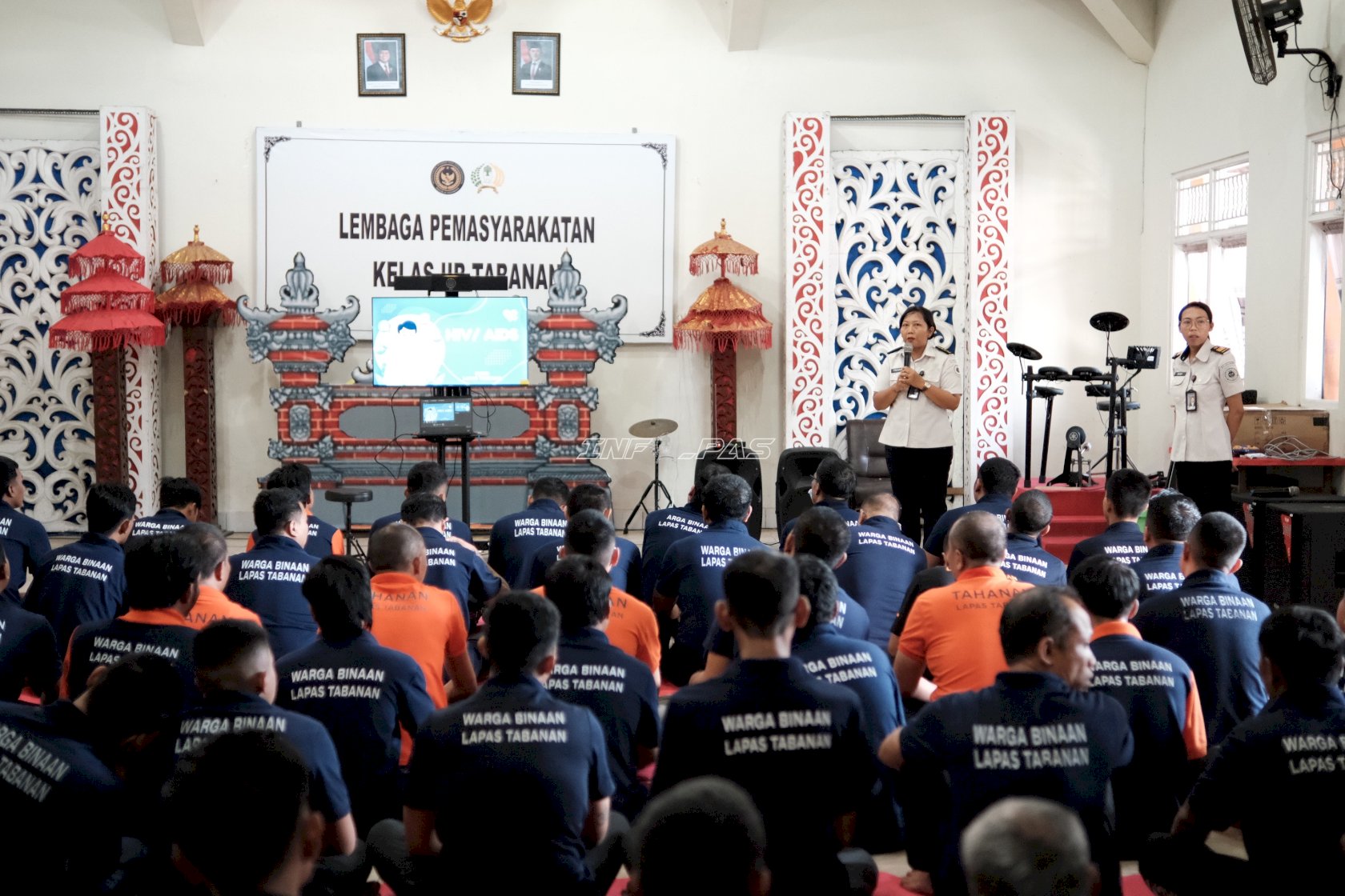 Cegah Risiko Penularan dan Diskriminasi, Lapas Tabanan Edukasi Warga Binaan Penyakit HIV/AIDS